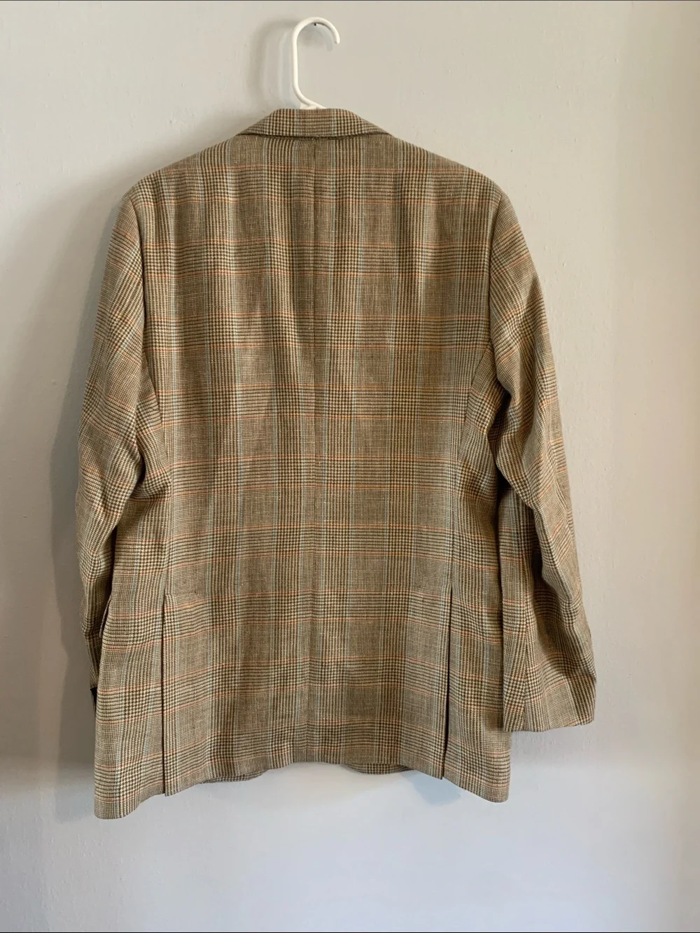 SOUTHWICK Men's Plaid Two-Button Sport Coat - Brown & Tan - BRAND NEW WITH TAGS!